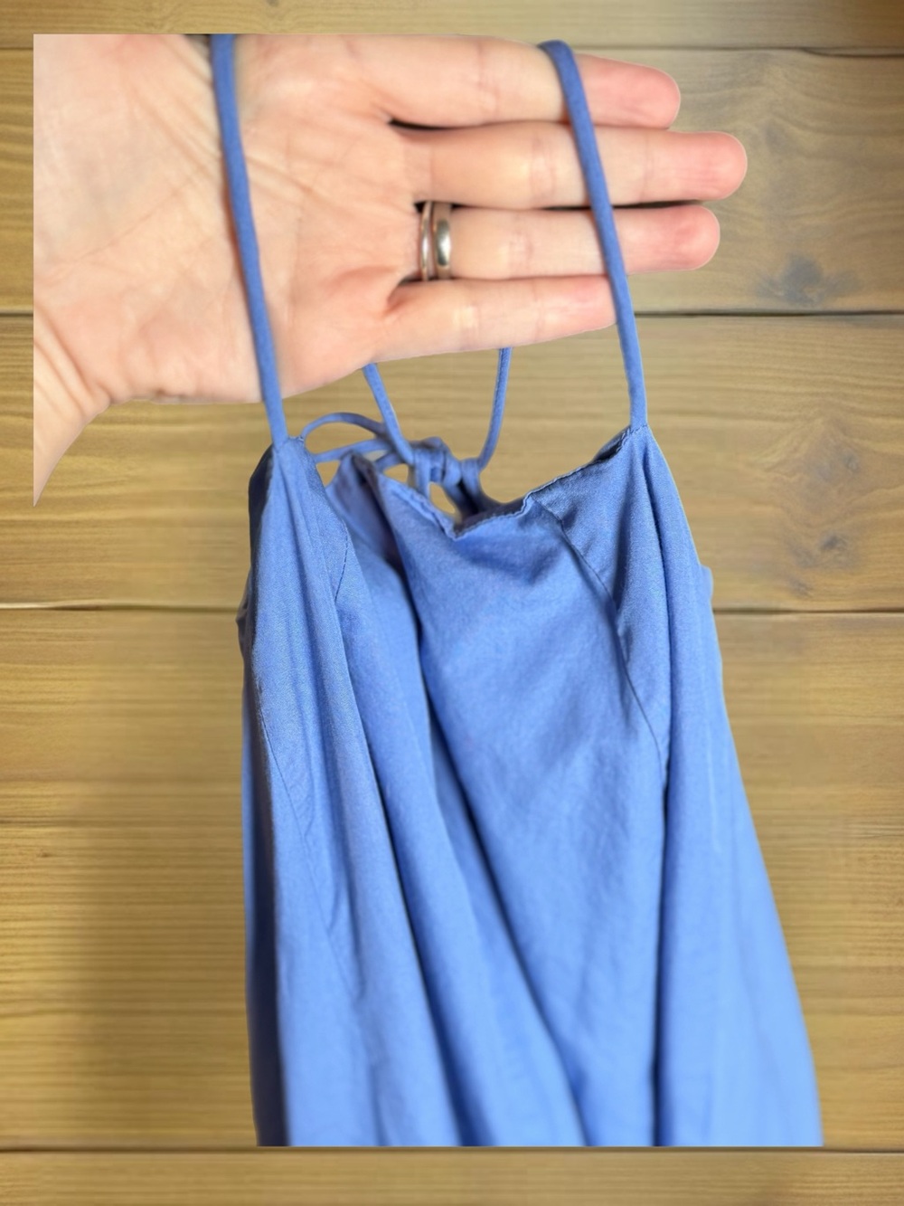 Free People Periwinkle Blue Spaghetti-Strap Maxi Dress - Picture 5 of 11